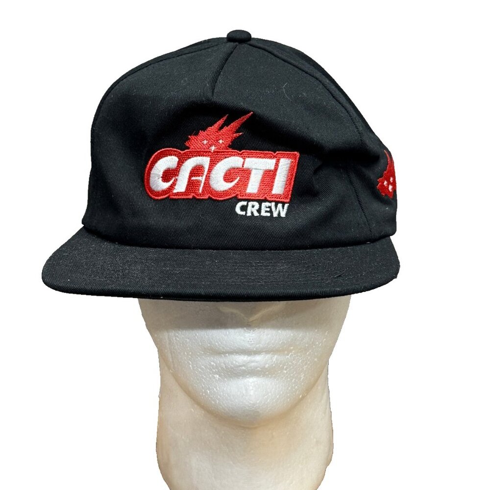 Cacti Crew Travis Scott Black And Red 100% Cotton Cap SALE